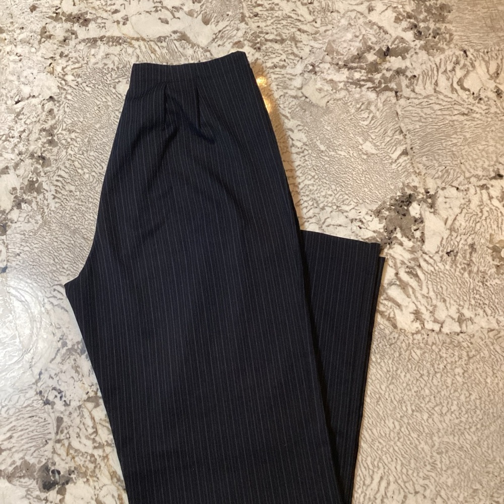 East 5th Navy Pin Strip Women’s Y2K Inspired Pants Trousers Size 10